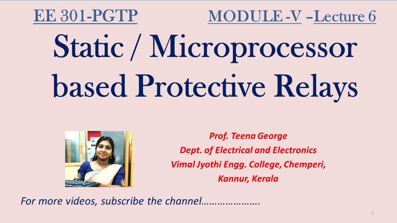 Static and Microprocessor Based Relays Protection of Power System