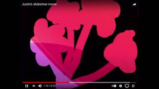 Justin‘s slideshow movie slowed down 50%