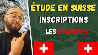 étude en suisse, demande d'admission, دراسة في سويسرا ،كيفية التسجيل