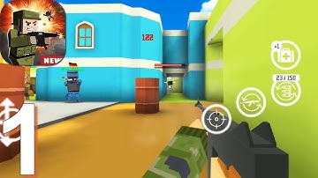 Block Gun: FPS PvP War | Walkthrough Part 1 - (Android, iOS Gameplay)