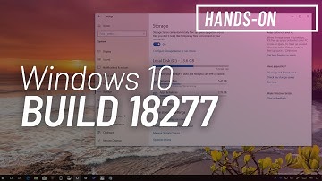 Windows 10 build 18277: Hands-on with new Storage, Action center, features