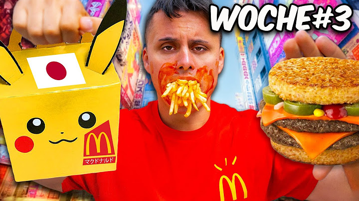 1 MONAT nur bei MCDONALDS ESSEN *Selbstexperiment* I McMathon Woche 3 in JAPAN