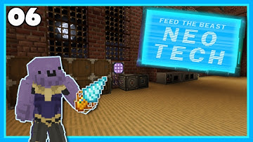 FTB NeoTech - Ep. 6 - Best Early Game AE2 System & New Mining Drill