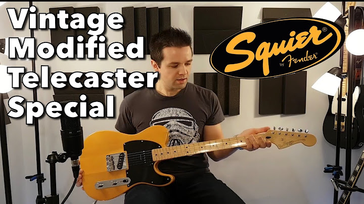 Fender squier vintage modified telecaster review