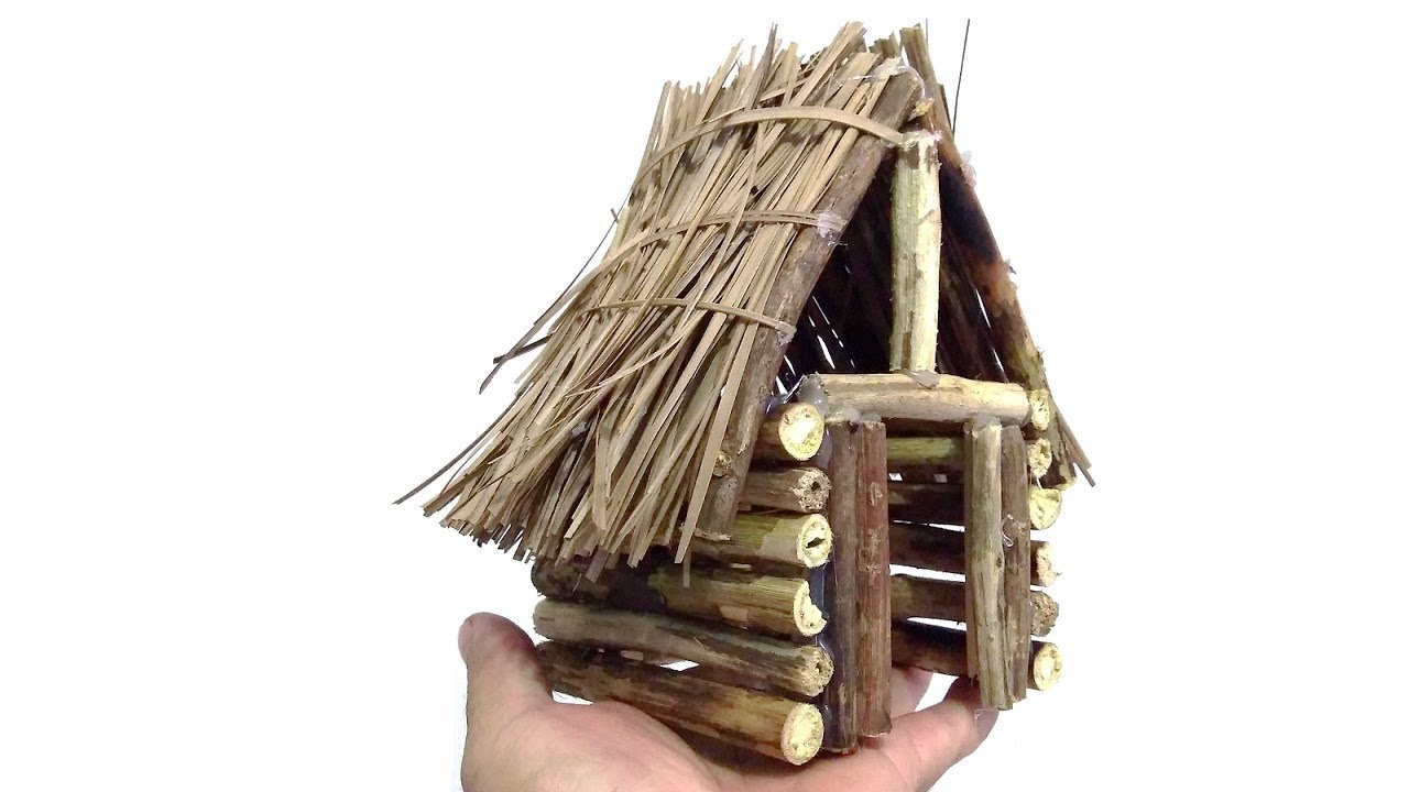 Como Fazer Cabana com Graveto de Arvore