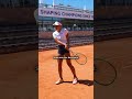 Improve your backhand with Olivia! #tennis #tenniscoach