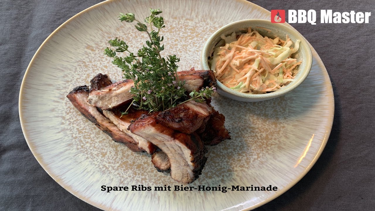 BBQ Master Rezeptidee: Spare Ribs mit Bier-Honig-Marinade - YouTube