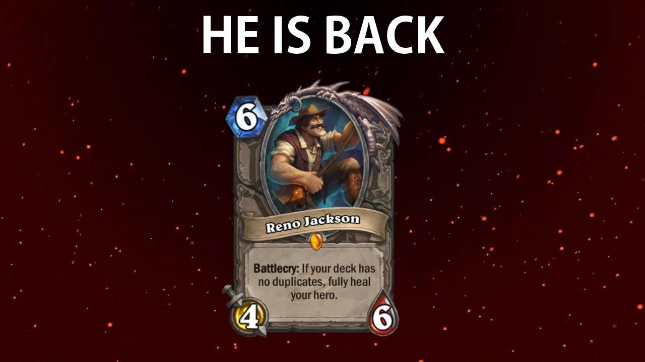 Hearthstone - Reno Jackson is BACK in STANDARD