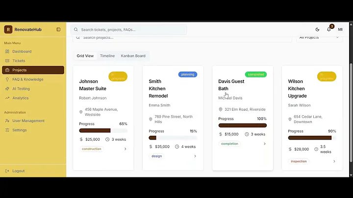 (freelance) AI-Powered Email Ticketing and Auto-FAQ Support for Construction company
