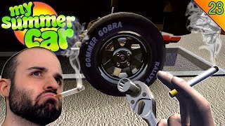 RUEDAS TOP Y... AHORA FUMO!! | MY SUMMER CAR Gameplay Español