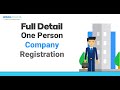 OPC Company Registration Process | One Person Company Registration | How to Register OPC Company