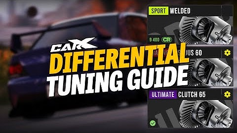 CarX Street Differential Tuning Guide | Get More Grip & Control