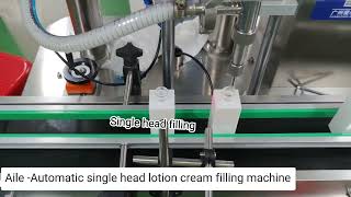 Automatic single head cream filling machine