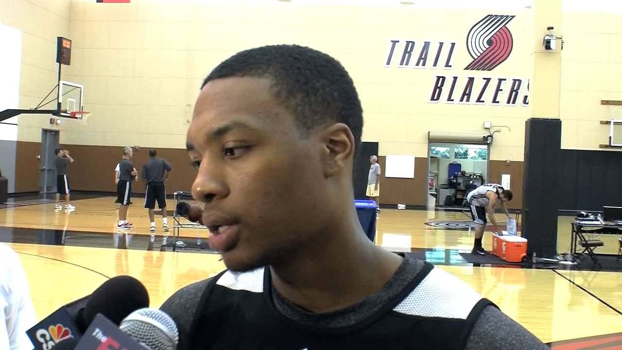 2013 Trail Blazers Summer League Practice: Damian Lillard After Day Two ... Damian Lillard 2013 Wallpaper
