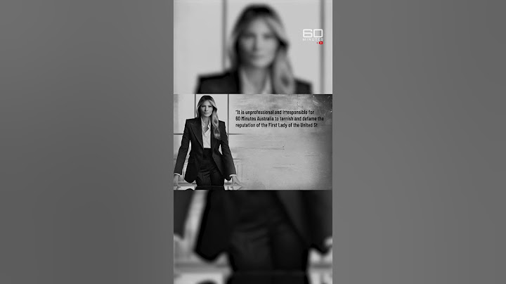 Trump White House response to 60 Minutes | 60 Minutes Australia