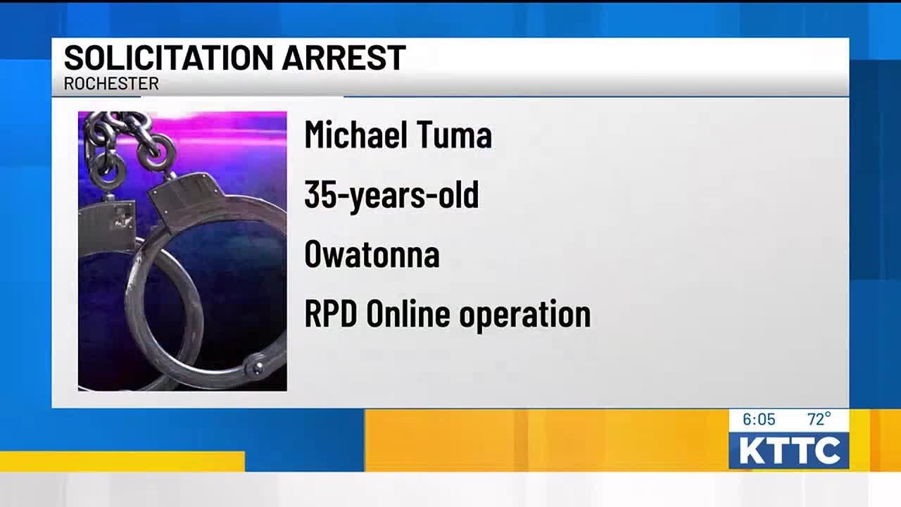 Owatonna man arrested for alleged sexual solicitation of a minor - YouTube