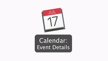 Mac Calendar Tutorial: How to add & Edit Event Details