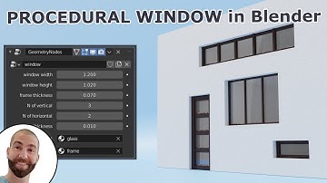 Procedural Window with Geometry Nodes in Blender 3.0 - With Download Link