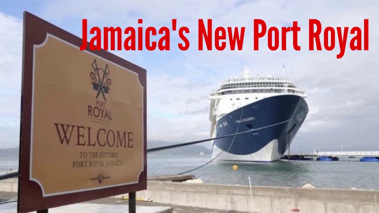 First Cruise Ship Docks At Jamaica S New Port Royal Youtube