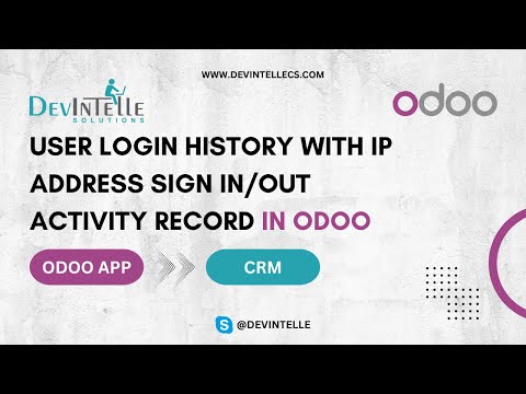 Odoo user login history with IP address sign in/out activity record