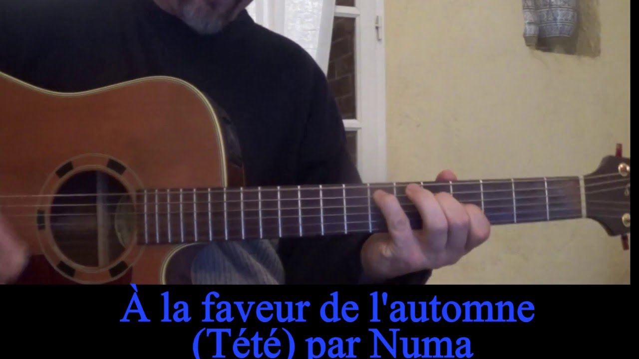 À la faveur de l'automne (Tété) reprise à la guitare 2003 - YouTube