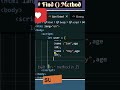 🚀JS find () Method with Real Example 🔥||#javascript #frontendcourse #webdevelopmet #coding