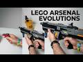 LEGO weapons arsenal | biggest to smallest showcase 9 options
