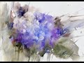 Watercolor/Aquarela - Demo Hortensia/Hydrangea