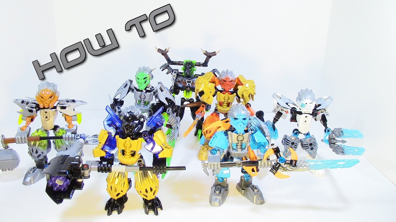 Lego Bionicle MOC How-To: Toa/Uniter Minis+Umarak - YouTube