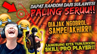 DAPAT TEMEN DARI SULAWESI!! KOMPAK PARAHH!! KOCAK & SERU SAMPE AKHIRR! | PUBG MOBILE