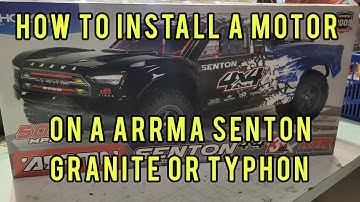 How to Install a New Brushless Motor in a Arrma 3s Senton, Granite, or Typhon - HobbyTown HobbyPlex