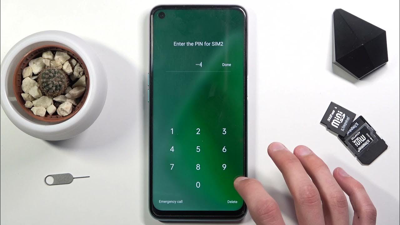 How to Insert Nano SIM and Micro SD Card on OPPO A54 5G Set Up SIM