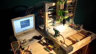 Linux cnc , Pluto-P DC servo , AS5040 , IRF1010 , IR2184 , maxtron motor 24V , Simatic field pg
