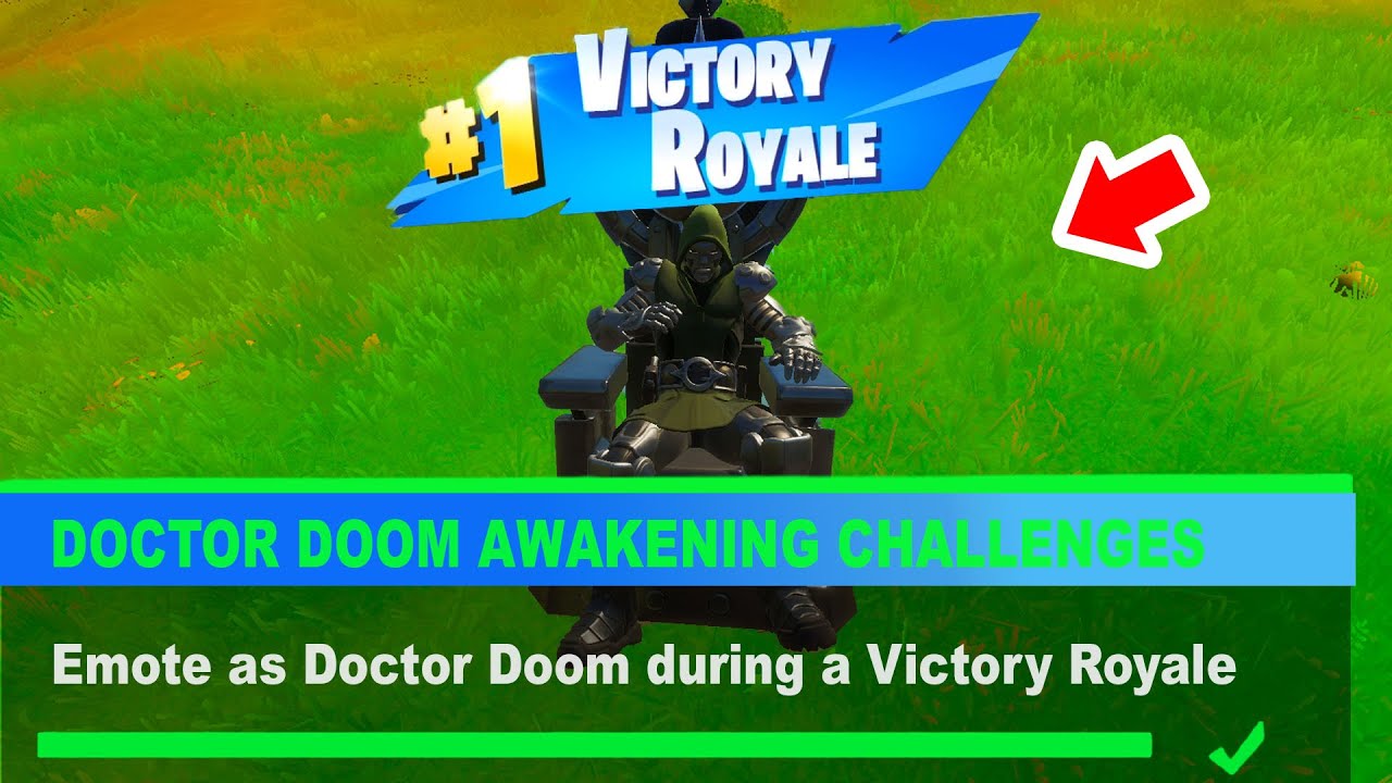 Fortnite Victory Royale Emote How T Emote As Doctor Doom During A Victory Royale Fortnite Youtube