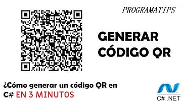 Aprende a Generar código QR  en C# en 3 minutos