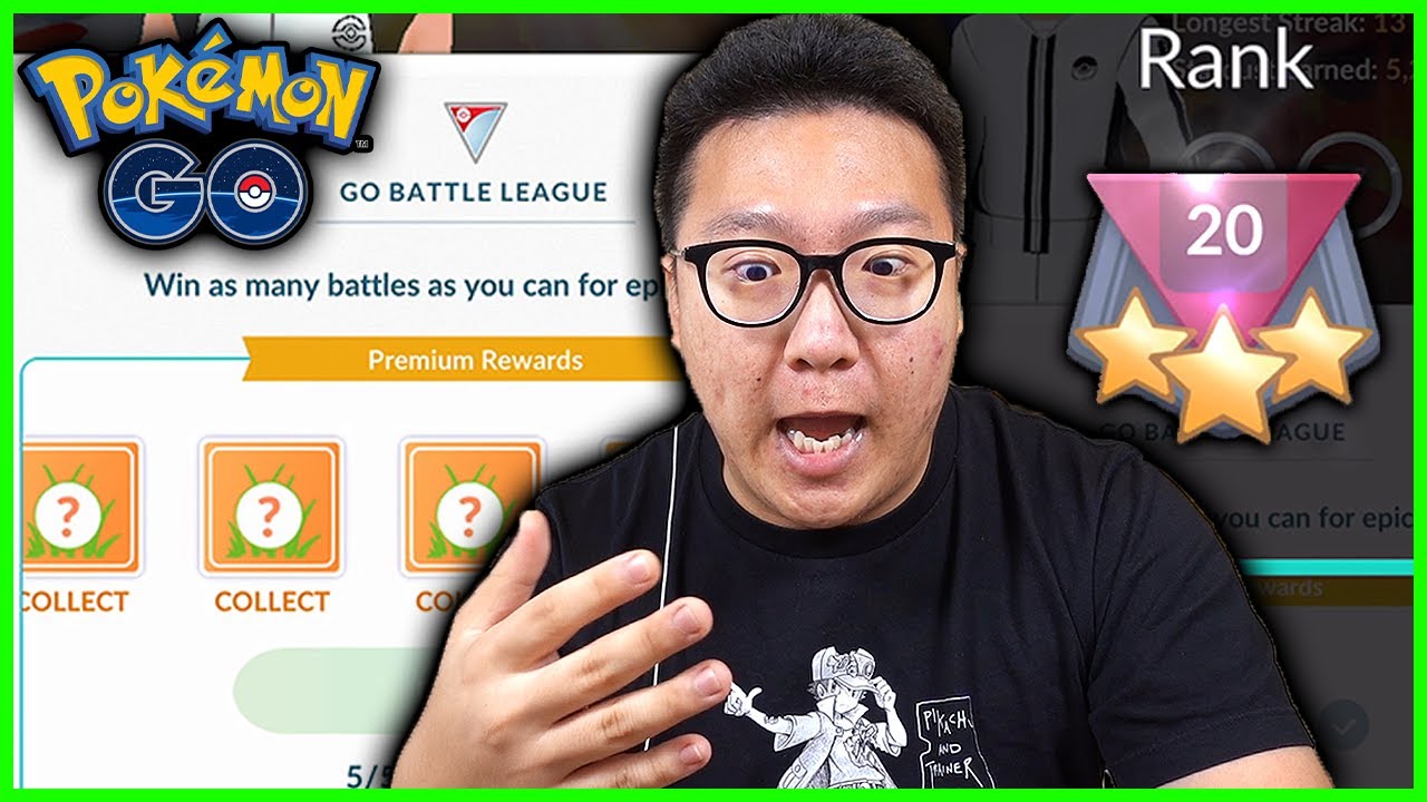 Premium GO Battle League Encounter Rewards From Rank 1-20 in Pokemon GO