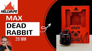 Hellvape Dead Rabbit Max RDA Verdampfer 28 mm und Squonker Pin