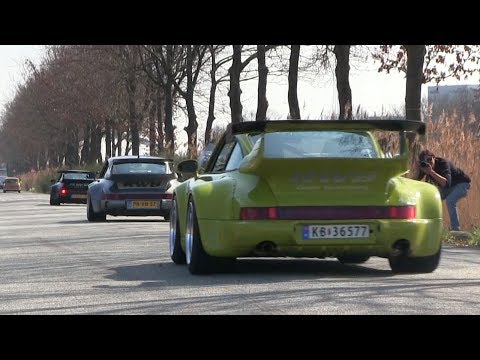 THREE RWB PORSCHES AT CARS AND COFFEE TWENTE!