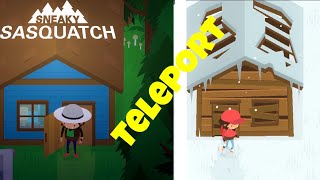 How To UNLOCK Teleportation Spots! - Sneaky Sasquatch