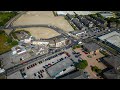Drone of howard civil engineering parry lane in bradford by footprint photography