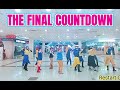 The final countdown line dance choreo by fonna queentarina ina april 2024