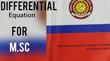 Vardhman Mhaveer Open University kota maths #for m.a./m.sc. # differential equation#unit 1#example 3