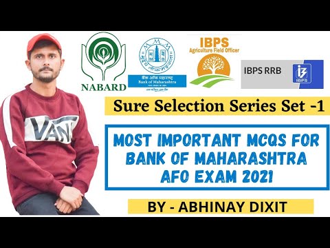 General Agriculture Questions For Bank of Maharashtra, NABARD, RRB SO,IBPS AFO Exam|Agriculture & GK