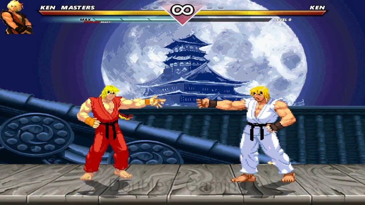 [Street Fighter Mugens] Ken Master Vs KenBurn - YouTube