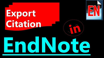 EndNote: How to Export Citations from American Chemical Society Journals - Tutorial # 8