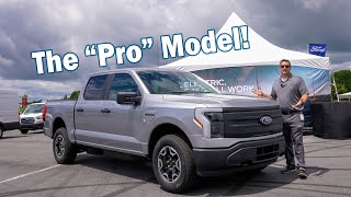 F150 Lightning Pro! The $39k Model  Walkaround and Test Drive!