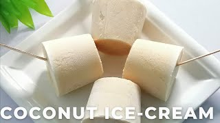 HOW TO MAKE COCONUT ICE CREAM | GHANAIAN COCONUT ABELE WALLS | COCONUT ICE CREAM RECIPE