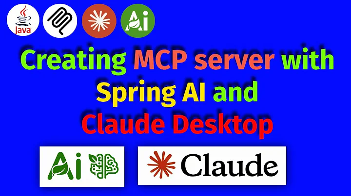 How to Create MCP Server Using Spring AI and Integrate with Claude AI Desktop | Spring AI tutorial