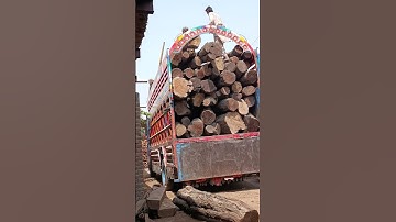 Very dangerous wood unloading