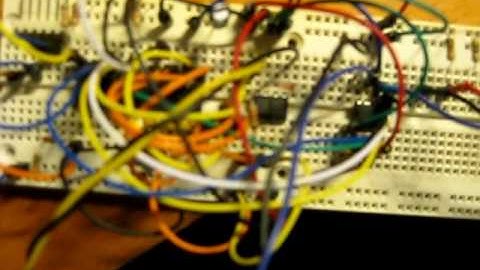 Step4x16 D.I.Y sequencer breadboard prototype